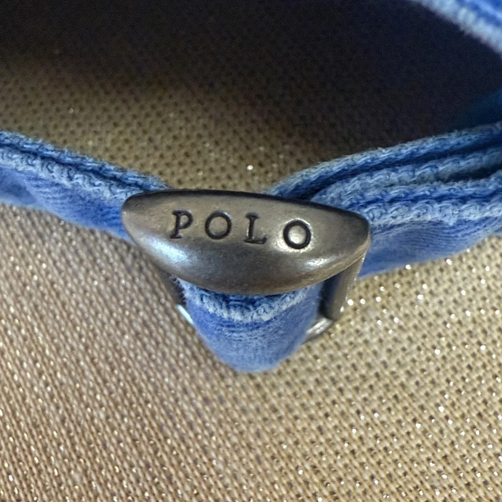 Polo Ralph Lauren Cap Blue with Yellow Logo 3 - Picture 7 of 7